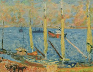 Der Hafen von St. Tropez, 1930 von Pierre Bonnard