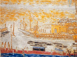 Trouville, der Hafenausgang