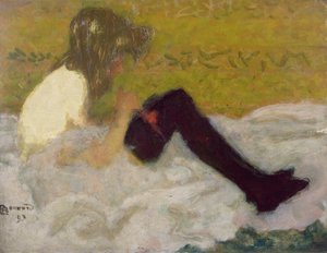 Frau mit schwarzen Strümpfen, 1893