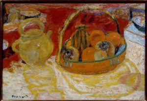 Gelbes und rotes Stillleben