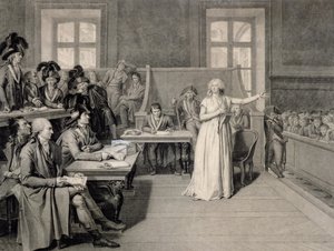 Marie-Antoinette (1755-93) von Habsburg-Lothringen, verurteilt vom Revolutionstribunal, 16. Oktober 1793 von Pierre Bouillon