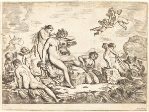 Die Toilette der Thetis von Pierre Brebiette