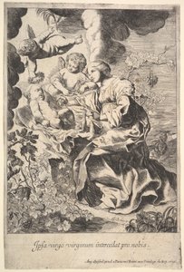 Jungfrau und Kind mit Engeln, 1636