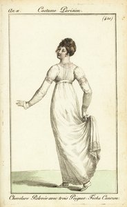 Frau tanzt auf einem Ball, Paris