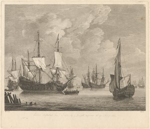 Marinestudie Nr. 4 von Pierre Charles Canot