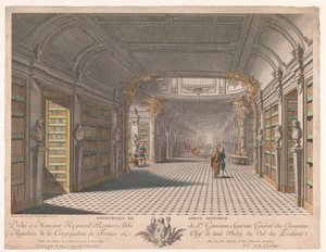 Bibliothek der Abtei Sainte-Geneviève in Paris