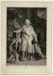 Porträt von Jacques Bénigne Bossuet, Bischof von Meaux von Pierre Drevet