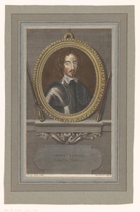 Porträt von Thomas Fairfax von Pierre Drevet