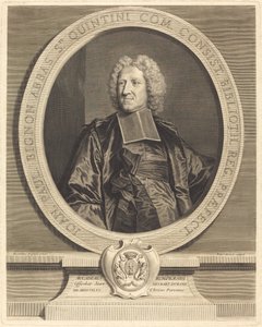 Jean Paul Bignon, Abt von St. Quentin von Pierre Drevet after Hyacinthe Rigaud