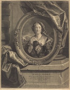 Maria Serre, Mater Hyacinth Rigaud von Pierre Drevet after Hyacinthe Rigaud