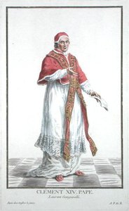 Lorenzo Ganganelli (1705-74) Papst Clemens XIV (1769-74) aus 