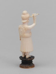 Schwarzer Bauer, Schachfigur, Indien