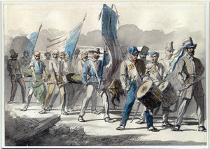 Pflanzung eines Freiheitsbaums in Frankreich 1848 von Pierre Eugène Lacoste