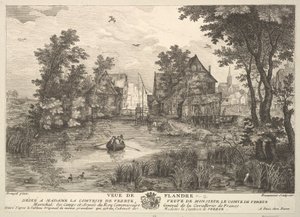 Ansicht von Flandern Veue de Flandre nach dem Gemälde in der Sammlung von Madame la Comtesse