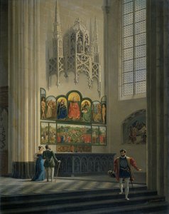 Der Genter Altar von den Brüdern van Eyck in der St.-Bavo-Kathedrale in Gent