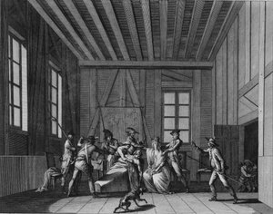 Die Ermordung von Jean-Paul Marat, ca. 1795 von Pierre Gabriel Berthault