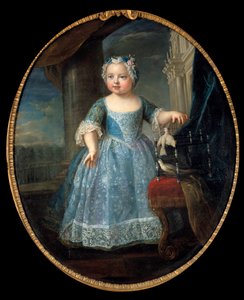 Porträt von Louise Marie von Frankreich, genannt Madame, dritte Tochter von Ludwig XV. Gemälde von Pierre Gobert, 18. Jahrhundert von Pierre Gobert