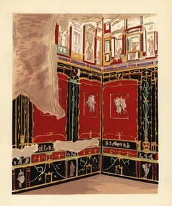 Exedra im Haus der Vettii, Pompeji von Pierre Gusman