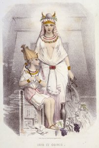 Isis und Osiris - in „Muses and fairies“, von Mery und Foelix, Illustration von G. Staal, Ed. G. de Gonet