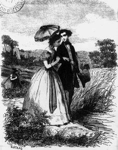 Felix de Vandenesse und Madame de Mortsauf, Illustration für 