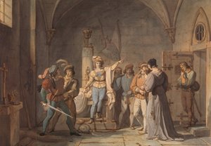 Johanna von Orléans in Rouen eingesperrt, 1819
