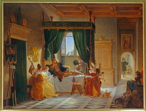 Die Genesung von Bayard von Pierre Henri Revoil