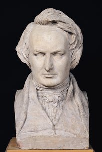Büste von Victor Hugo im Alter von 35 Jahren