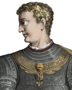 Caligula (Caius Caesar Germanicus) (12-41), römischer Kaiser - Caius Caesar Germanicus genannt Caligula (12-41), römischer Kaiser - Gravur von Pierre Jean Mariette
