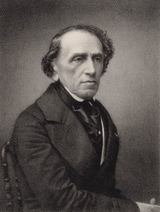 Porträt des Komponisten Giacomo Meyerbeer von Pierre Lanith Petit