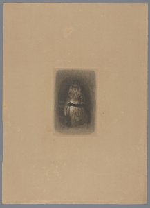 Entwurzelter Baumstamm an der Küste von Pierre Louis Dubourcq