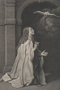Vision der Taube der Heiligen Teresa von Avila, ca. 1650 von Pierre Louis van Schuppen