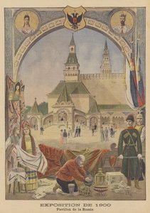 Der russische Pavillon auf der Weltausstellung 1900 in Paris