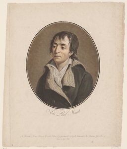 Porträt von Jean Paul Marat