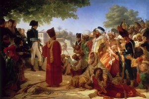Napoleon Bonaparte begnadigt die Rebellen in Kairo, 23. Oktober 1798 von Pierre Narcisse Guerin