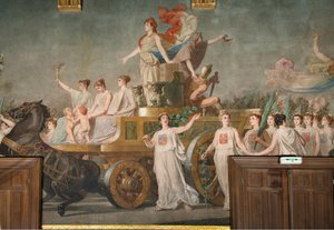 Der Triumph der Republik (Fresko) von Pierre Paul Lêon Glaize