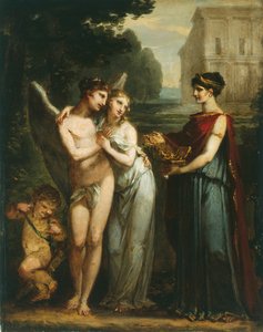 Unschuld bevorzugt Liebe und Reichtum, ca. 1804 von Pierre Paul Prud