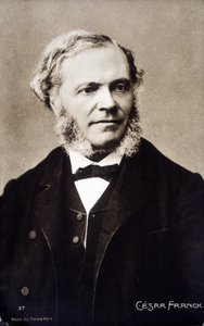 Porträt von César Franck, französischer Komponist und Organist belgischer Herkunft (1822-1890). von Pierre Petit