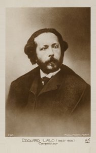 Porträt von Edouard Lalo von Pierre Petit