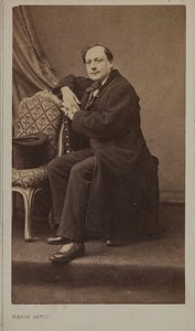 Porträt des Dichters Théodore de Banville 1823-1891 von Pierre Petit