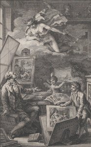 Zum Gedenken an P. FR. Basan, ein Stich für den Katalog der Sammlung von P.-F. Basan, 1798 von Pierre Philippe Choffard