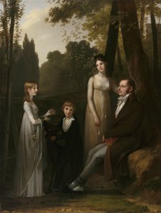 Porträt von Rutger Jan Schimmelpenninck und seiner Familie