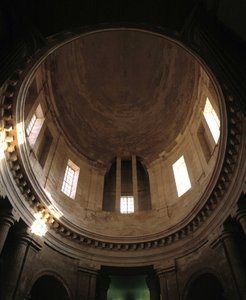 Barockarchitektur: Kapelle der Alten Charite (1679 - 1707), Kloster von Marseille, von Architekt Pierre Puget (1622 - 1694). Innenansicht. Marseille, Bouches-du-Rhone.