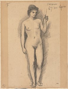 Carmen, zweite Hälfte des 19. Jahrhunderts von Pierre Puvis de Chavannes