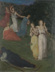 Der Tod und das Mädchen, vor 1872