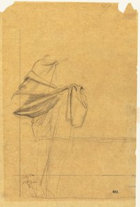 Draperiestudie, zweite Hälfte des 19. Jahrhunderts