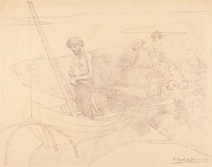 Der arme Fischer von Pierre Puvis de Chavannes