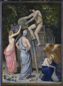 Die Weinpresse von Pierre Puvis de Chavannes