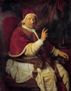 Porträt von Papst Benedikt XIV. von Pierre Subleyras