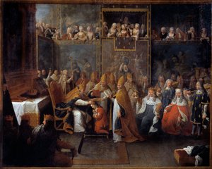 Die Krönung von Ludwig XV