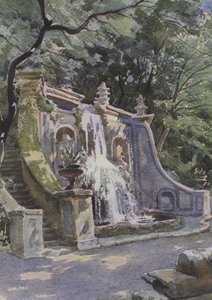 Frascati, Villa Aldobrandini von Pierre Vignal